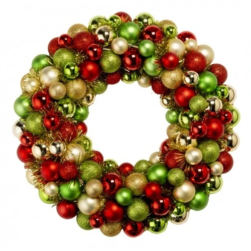 GHIRLANDA PLASTICA DECORAZIONE NATALE