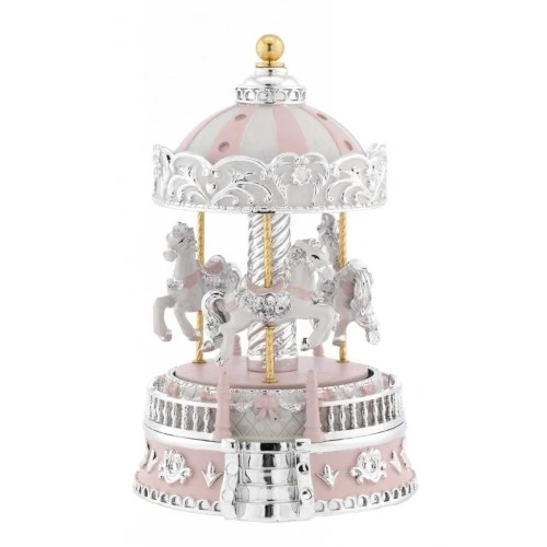 GIOSTRA CON CAVALLI ROSA E CUPOLA H. 19