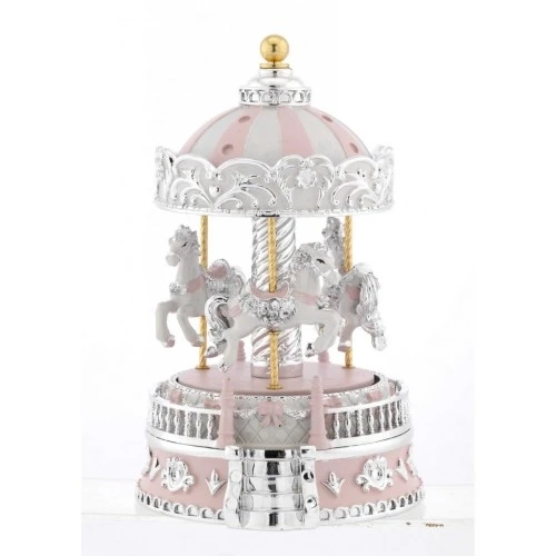 GIOSTRA CON CAVALLI ROSA E CUPOLA H. 23