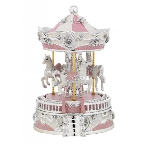 GIOSTRA CON SCALINATA H. 19,5 - ROSA