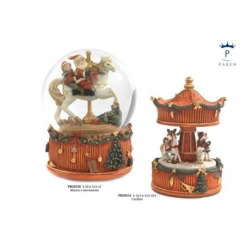 GIOSTRA NATALIZIA 16.5 CM. RESINA CARILLON