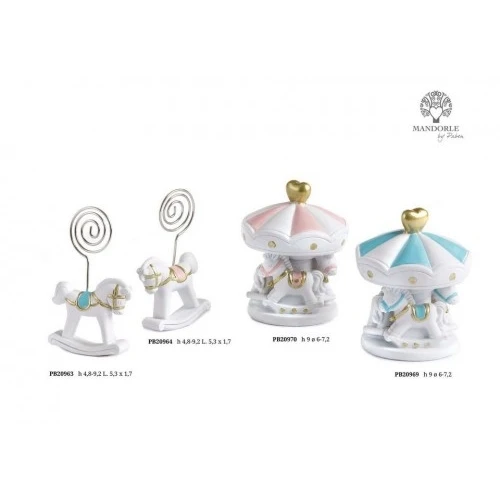 GIOSTRINA CELESTE 9 CM. RESINA