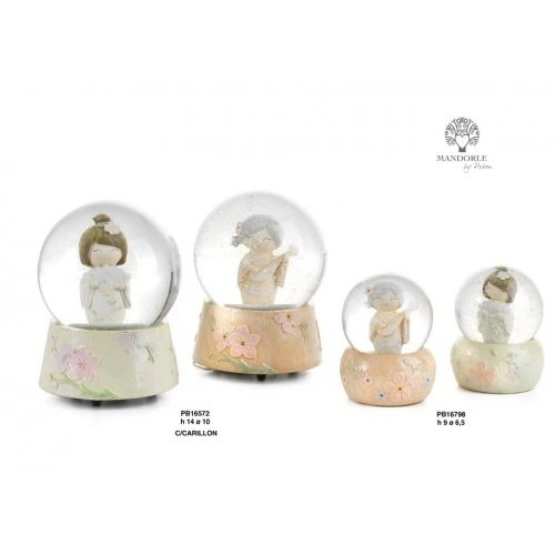 GLOBO GIAPPON. 10 CM. 2 AS. RESINA-VETRO-CARIL