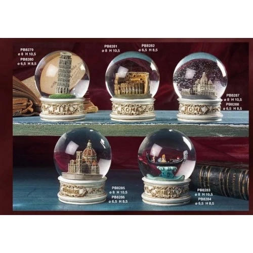 GLOBO VETRO GONDOLA RESINA