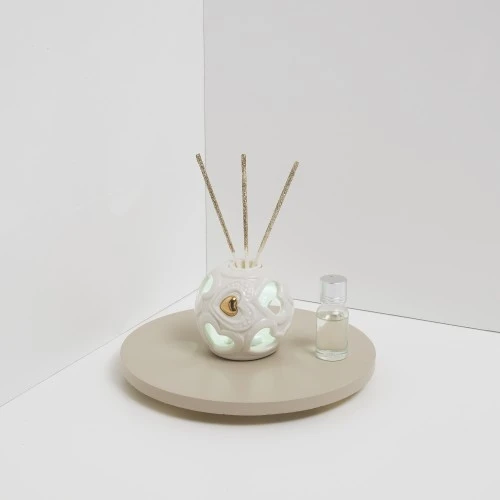 GLOBO PICCOLO DIFF. LED C/CUORE ORO