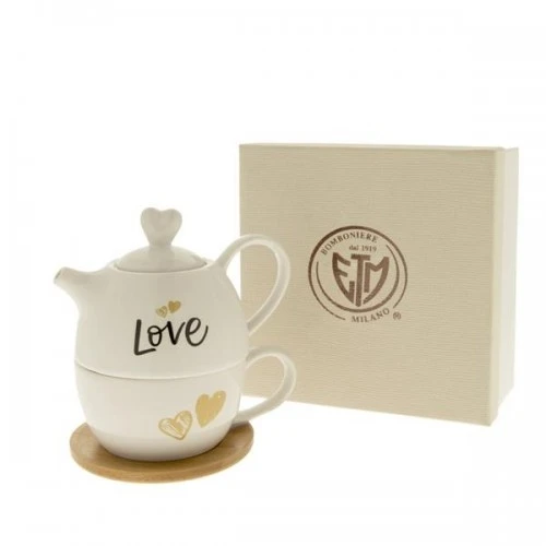 GOCCIA SET TE' H.14 BOMBONIERA UTILE