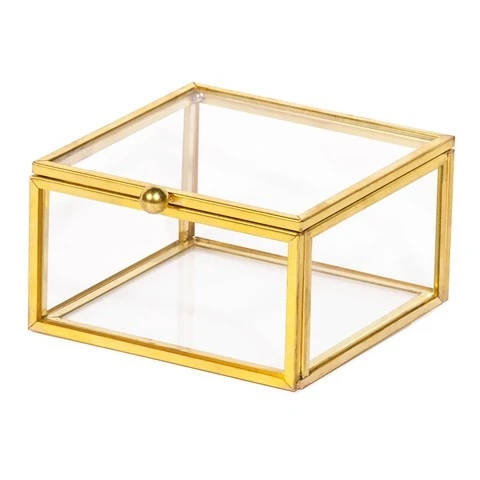 GOLDEN BOX QUADRATA CM.8X8 H.5 