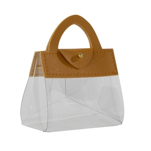 PORTACONFETTI GRAZIA BORSETTA SENAPE CM.7 H.9 