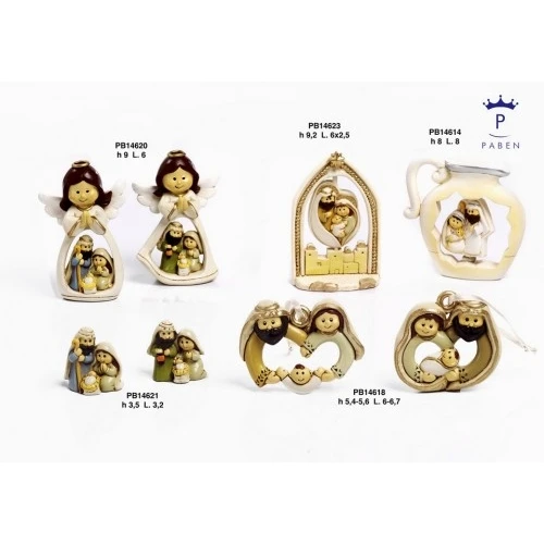 NATIVITA' SPIR/ARCO 9.2 CM. RESINA