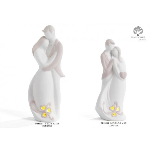 INNAMORATI 20.3 CM. PORCELLANA LUCE