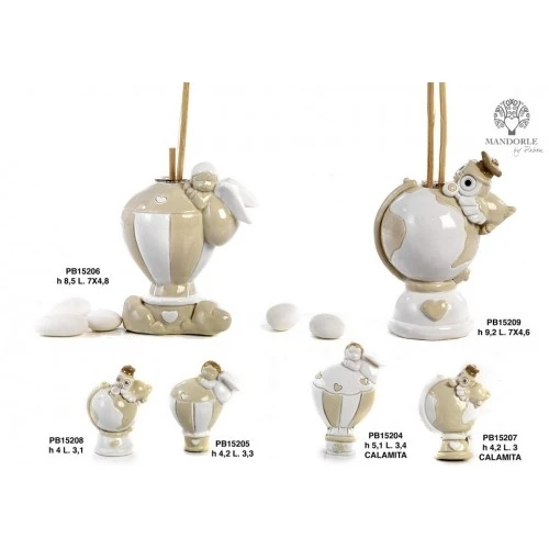 GUFO/MAPPAMONDO 4.2 CM. RESINA-CAL