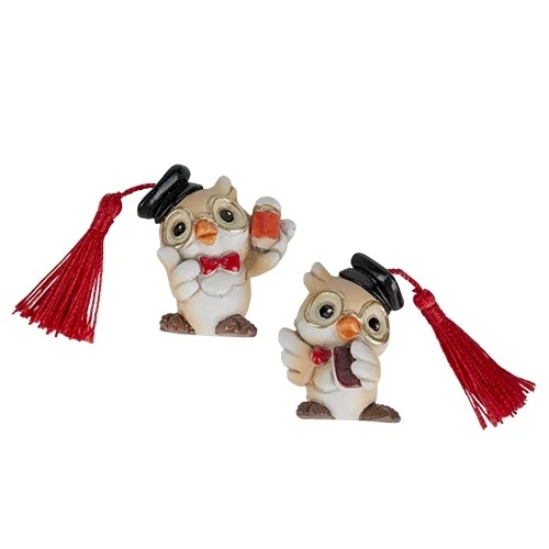 BOMBONIERA - GUFOLO LAUREA MAGNETE CM.5 