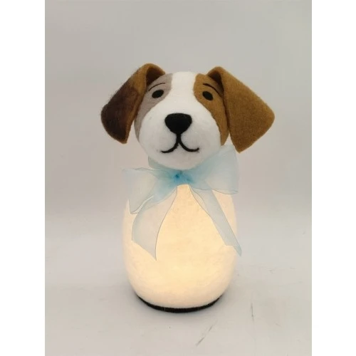 Lampada Cagnolino in Stoffa: Il Compagno Luminoso per Sogni d'Oro