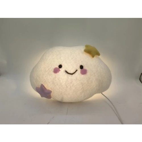 Lampada di Pezza a forma di Nuvola: Un Cielo Stellato nel Cuore della Cameretta