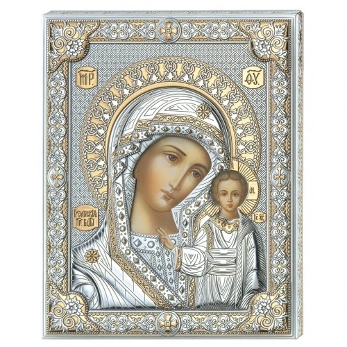 icona vergine maria oro – 20×25 cm