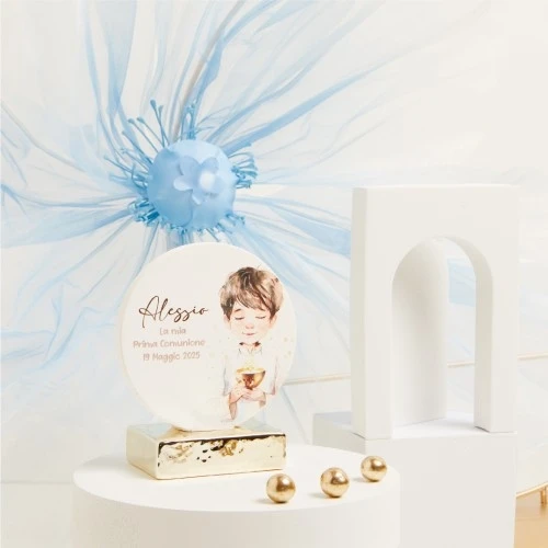 ICONA TONDA CON BAMBINO - CLARALUNA 2025