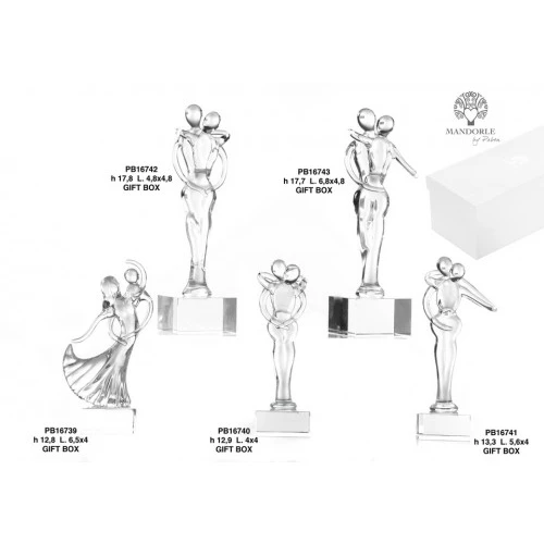 INNAMORATI STIL. 13.3 CM. VETRO G.BOX