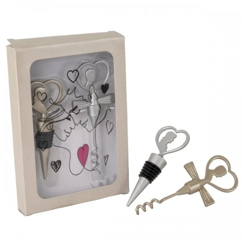 SET TAPPO E APRIBOITTIGLIA KISS CM 12 CON BOX