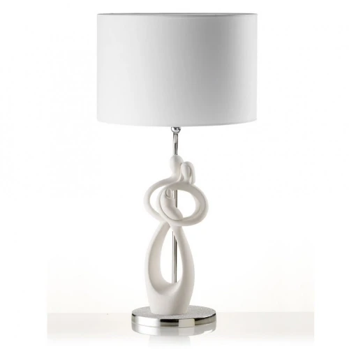Lampada da tavolo con scultura Maternità - famiglia 
