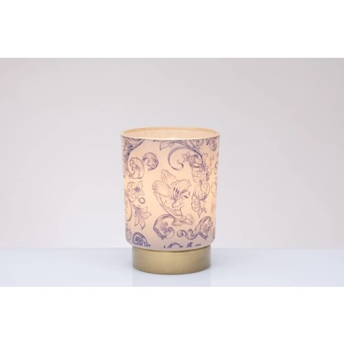 Lampada LED Vetro Cuorematto Fregio: Bomboniera Solidale Matrimonio cm.12