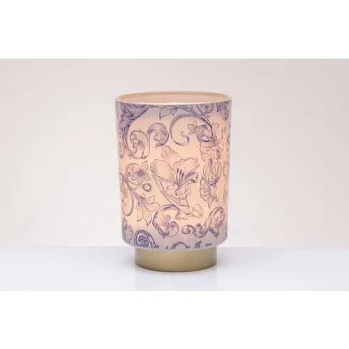 Lampada LED Vetro Cuorematto Fregio: Bomboniera Solidale Matrimonio cm.14