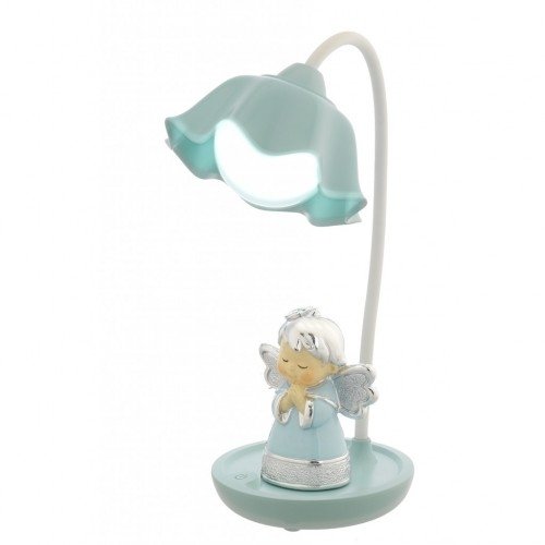 LAMPADA LED CON TOUCH E ANGIOLETTO AZZURRO