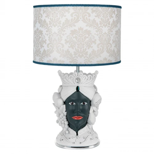 LAMPADA MORI LUI BIANCA/NERA H. 50