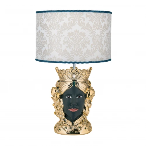 LAMPADA MORI LUI ORO/NERA H. 50