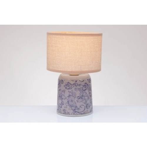 Lampada Porcellana Fregio Cuorematto: Bomboniera Solidale Matrimonio Azzurra h.cm.18