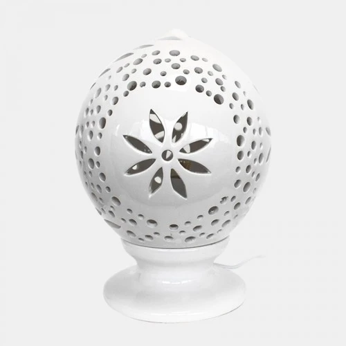 LAMPADA PUMO SENZA FOGLIE BIANCA CM.27