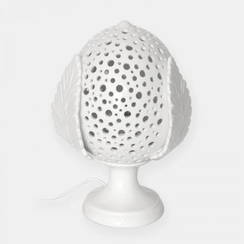 LAMPADA PUMO TRAFORATA BIANCA