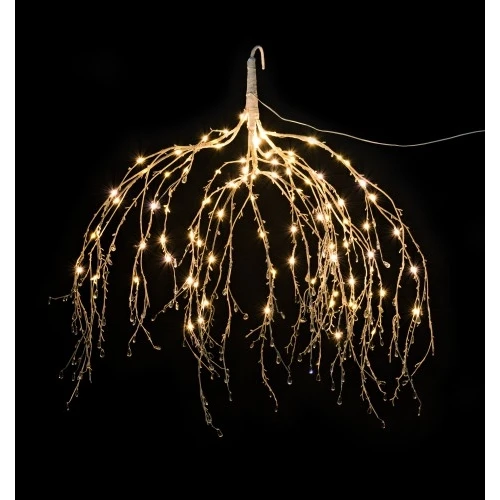 LAMPADARIO BIANCO C/GEMME 112 LED