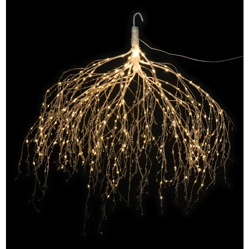 LAMPADARIO BIANCO C/GEMME 396 LED