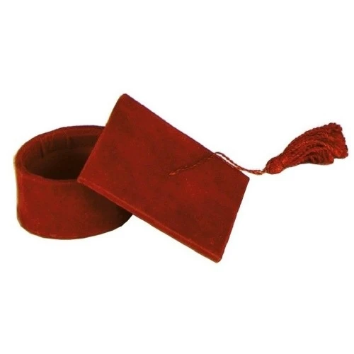 PORTACONFETTI LAUREA TOCCO ROSSO 