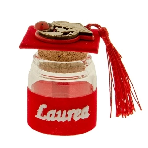 BARATTOLO CON TOCCO LAUREA 7 CM