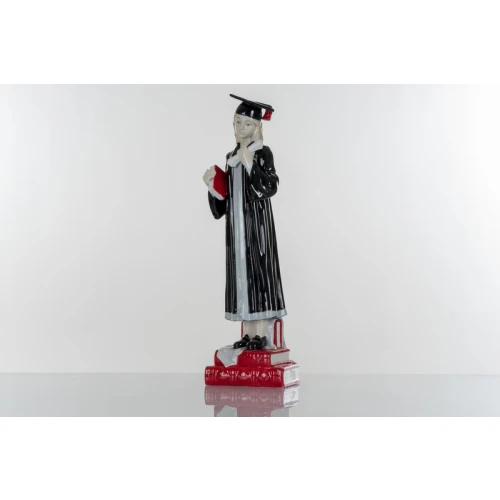 LAUREATO FEMMINA C/BASE LIBRO H 30