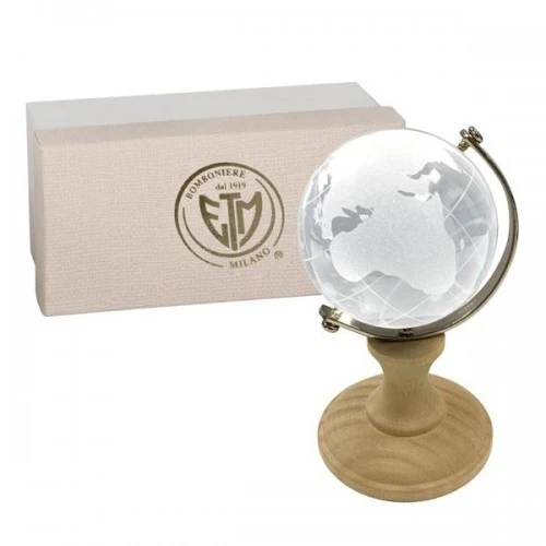 LEGNO WORLD H.9 BOMBONIERA MAPPAMONDO