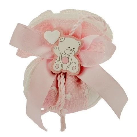 LITTLE STAR BAG QUADRO CM.10 ROSA 48/480