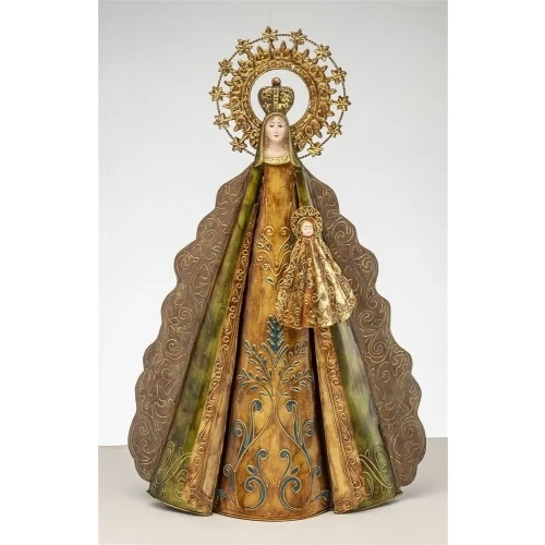 MADONNA CON BIMBO METALLO