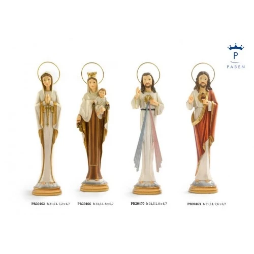 MADONNA DEL CARMINE 31.5 CM. RESINA