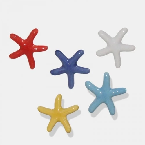 Magnete ceramica stella marina colori assortiti