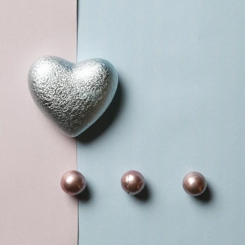 MAGNETE CUORE GR. AZZURRO OPACO