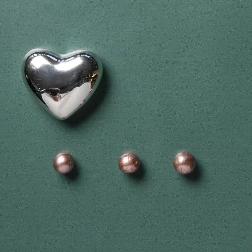 MAGNETE CUORE SILVER LUCIDO