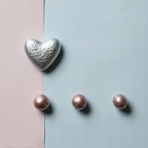 MAGNETE CUORE PICC. AZZURRO OPACO