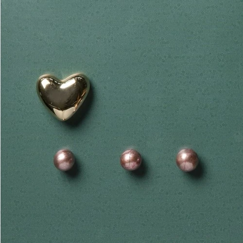 MAGNETE CUORE PICC. ORO LUCIDO