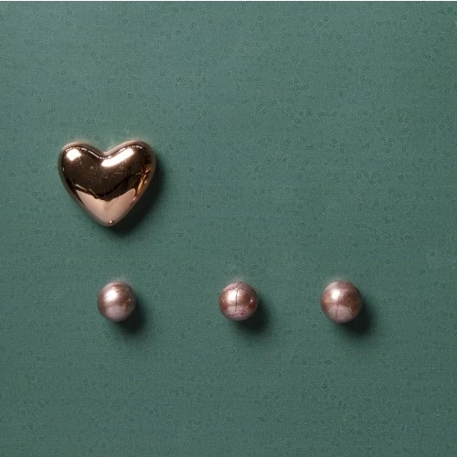 MAGNETE CUORE PICC. ORO ROSA LUCIDO