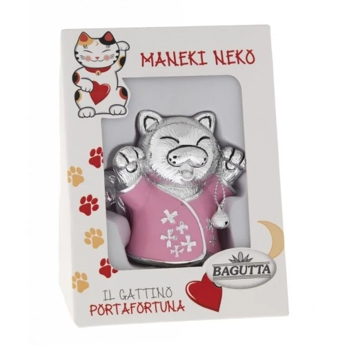 MANEKI NEKO CON ZAMPE ALZATE - ROSA