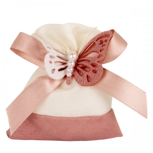 MARIPOSA BAG CONFETTI ROSA ANTICO CM.9X11 