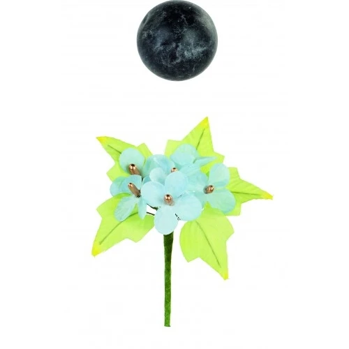 MAZZOLINO 6 FIORELLINI AZZURRI