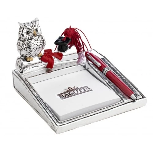 MEMOSTICK 75x75 C/PENNA - GUFO GRANDE SU DIPLOMA